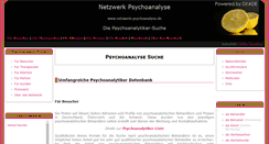 Desktop Screenshot of netzwerk-psychoanalyse.de